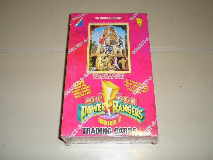1994 Power Rangers Cards Factory Sealed Box