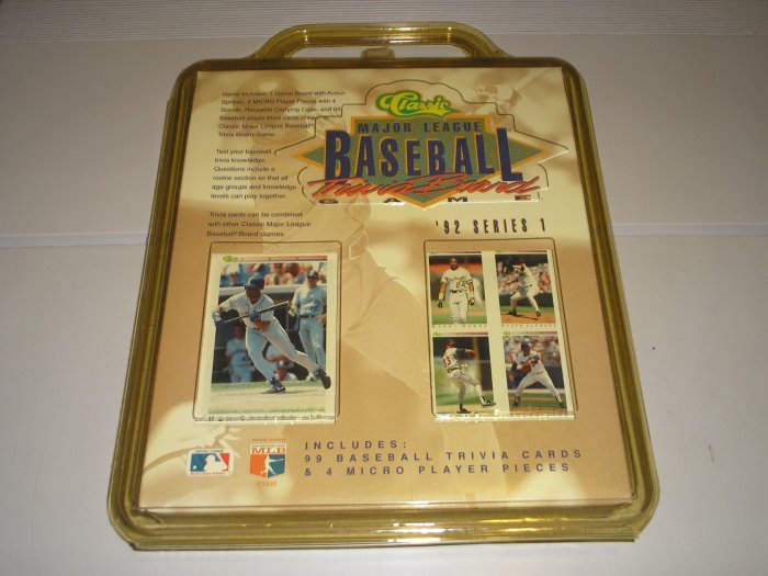 1992 Classic MLB Trivia Board Game