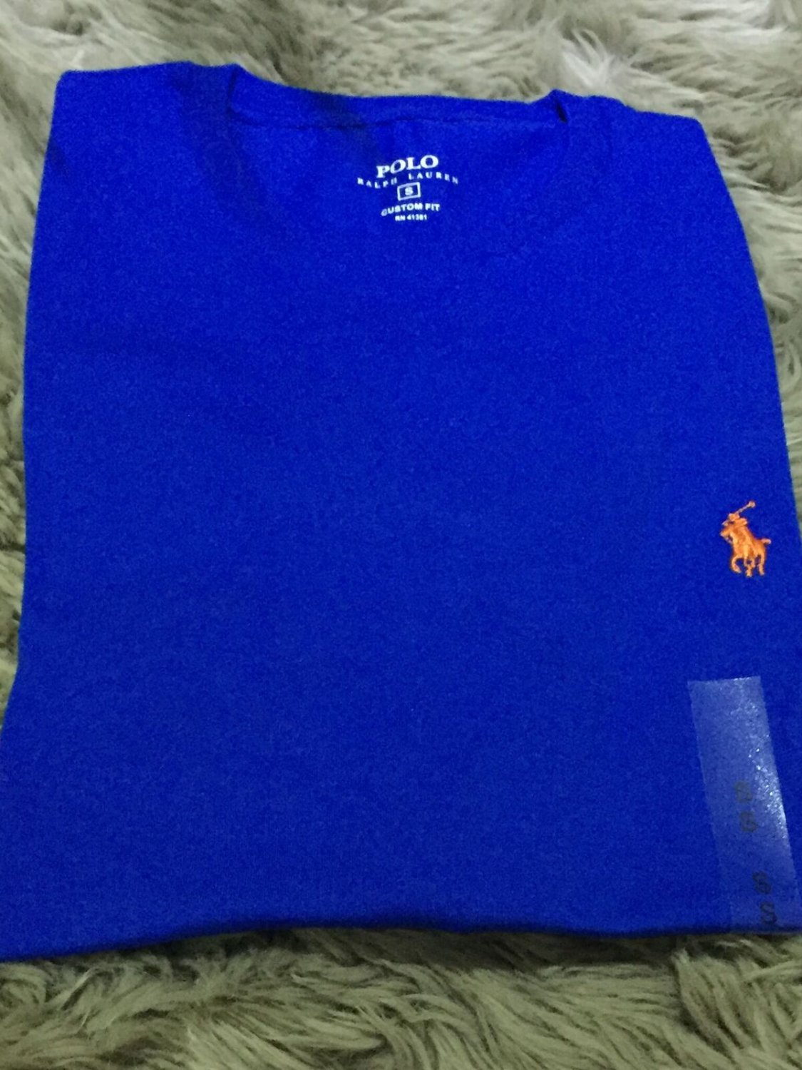 Ralph Lauren Polo Men's Crew Neck Custom Fit T-Shirt Long Sleeve