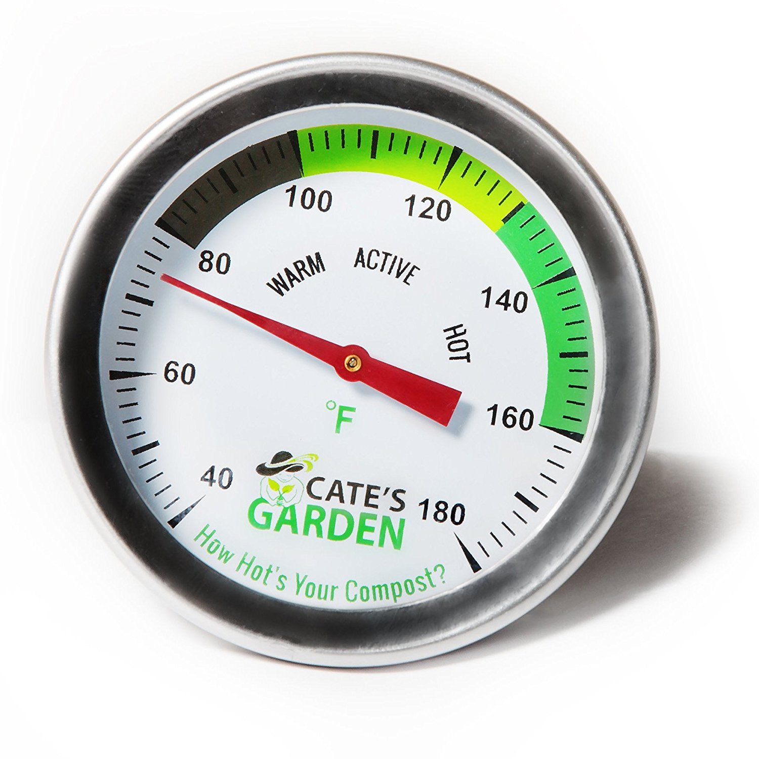 Compost Thermometer Cate S Garden Premium Stainless Steel Bimetal