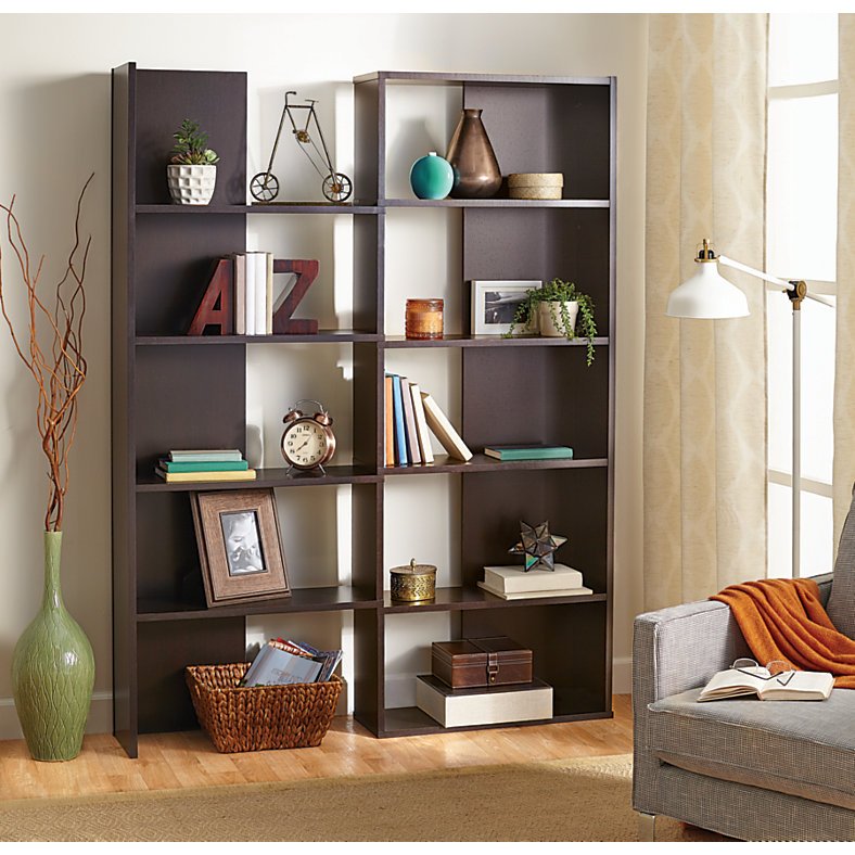 Realspace Magellan Collection 2 Shelf Sofa Bookcase 29 9641012odp 50516 Realspace Cove Springs Expanding 5 Shelf Bookcase