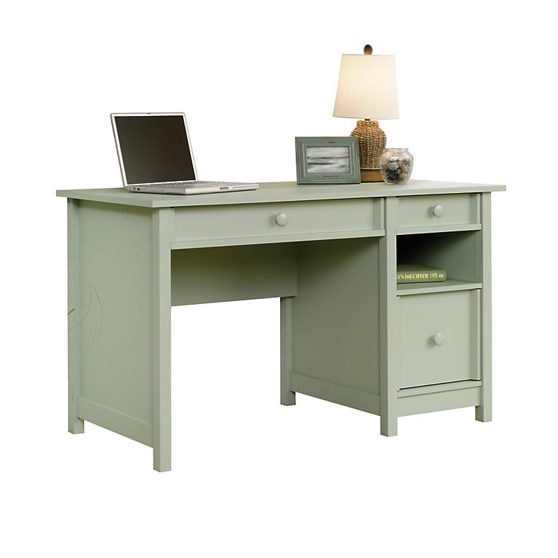 Sauder Cottage Desk, Rainwater Soft Green