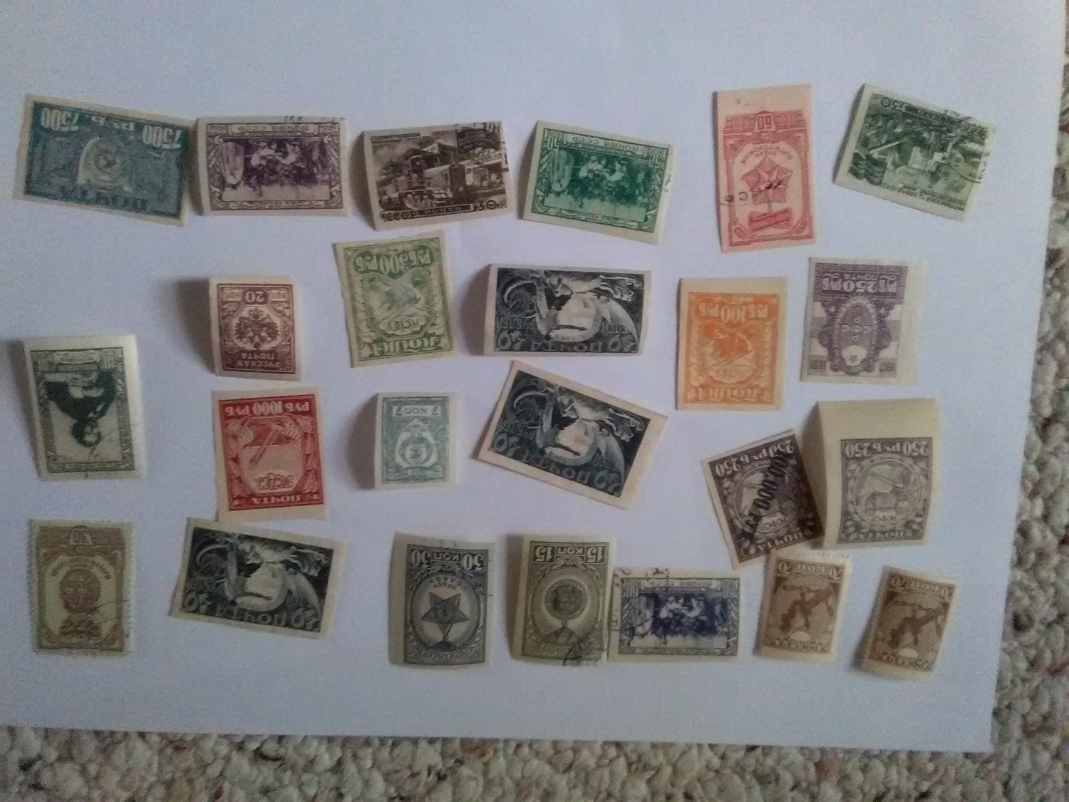 Russia stamp