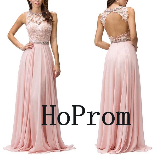 Sleeveless Prom Dress,A-Line Prom Dresses,Evening Dress