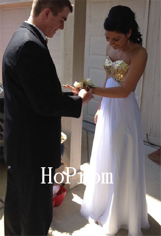 A-Line Chiffon Prom Dress,Sequins Prom Dresses,Evening Dress