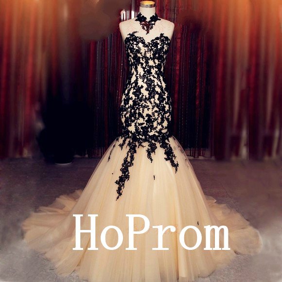Floor Length Prom Dress,Elegant Applique Prom Dresses 2017