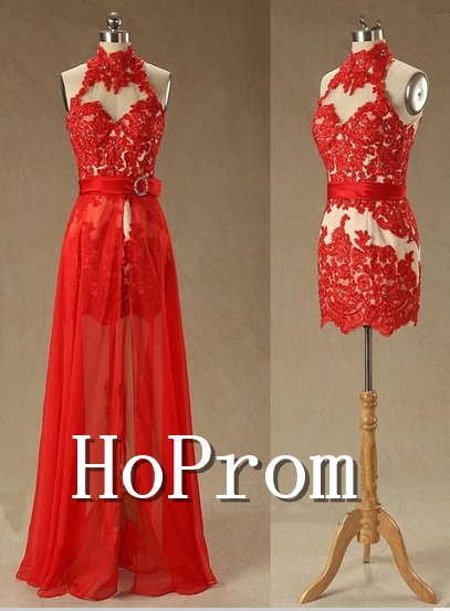 High Neck Homecoming Dresses,Twinset Prom Dresses