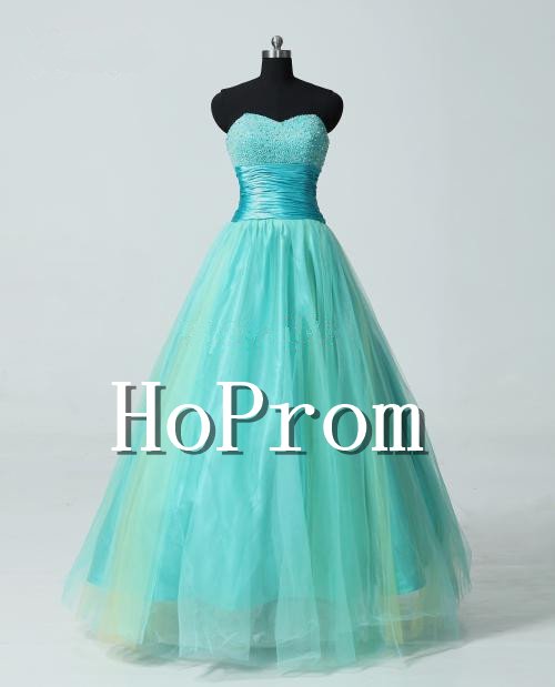 A-Line Prom Dresses,Bandage Tulle Prom Dresses