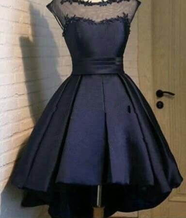 Black Backless Homecoming Dress, Sexy Homecoming Dress