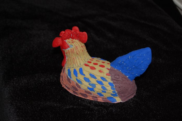 Luis, the hen rooster