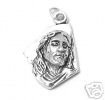 Children's Jewelry 3D Jesus Face Sterling Silver Necklace/ Free Shipping
