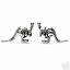 Children's Jewelry Sterling Silver Kangaroo & Little Roo Earrings/ Free Shipping