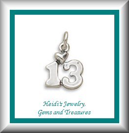 Teen's/Children's Jewelry Thirteen "13" Sterling Necklace/ Free Shipping
