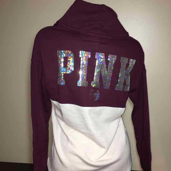 NWT Victoria's Secret Pink bling hoodie