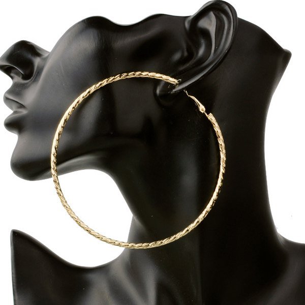 Pair of Chic Super Round Earrings For Women