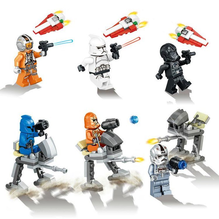 Star Wars Force Awakens Clone Stormtrooper AT-DP Lego Compatible Minifigures