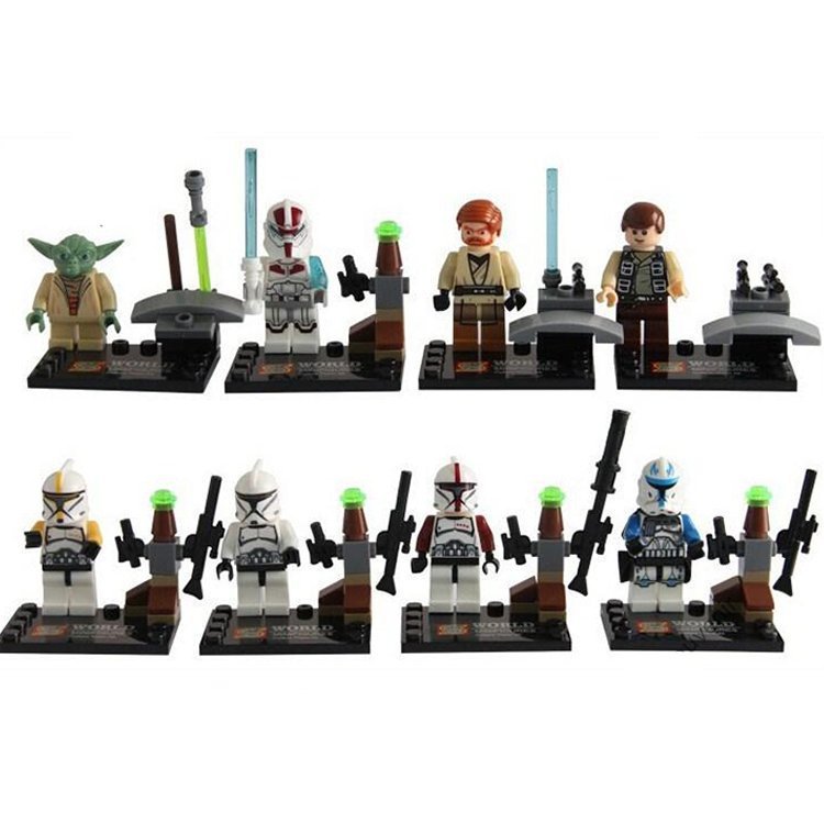 Lego Compatible Super Hero Star Wars Yoda Clone Trooper Minifigures