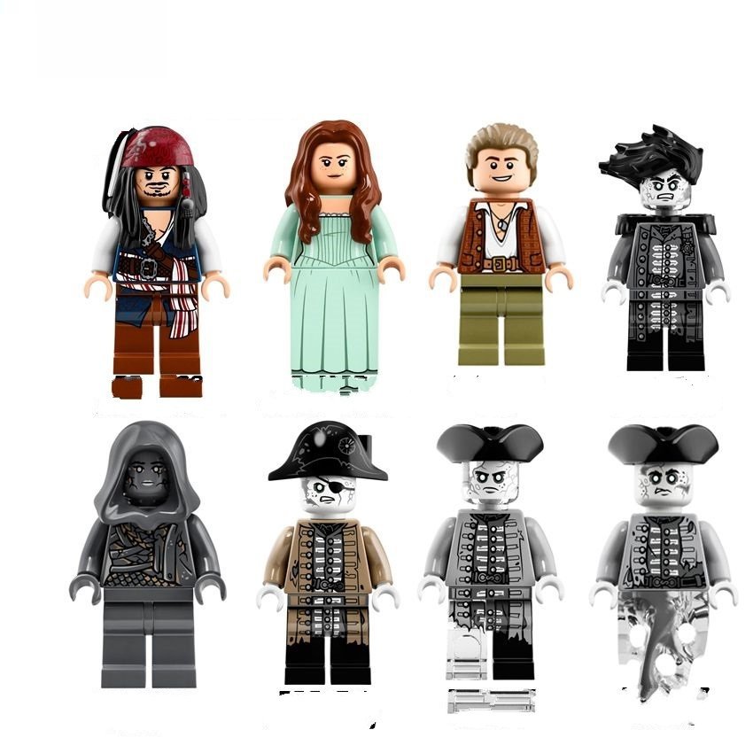 Pirates Of The Caribbean Set Lego Compatible Toydavy Jones Minifigure