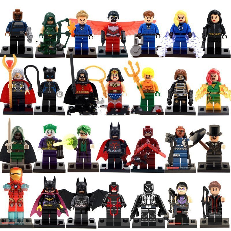 Marvel Dc Super Heroes Sets Minifigures Lego Compatible Toys