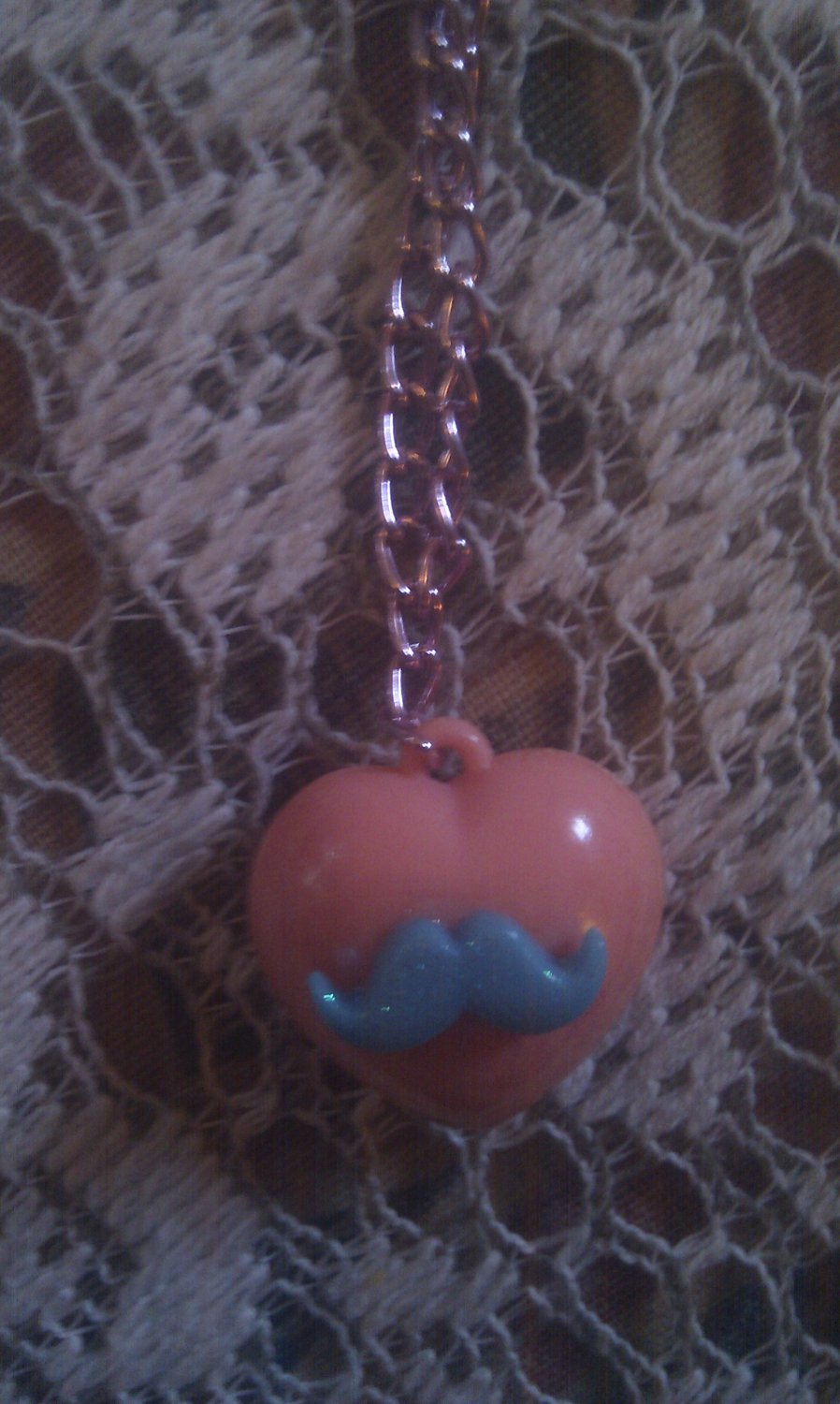 kawaii heart pendant