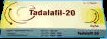 Tadalafil (Cialis) 20mg x 30 tablets