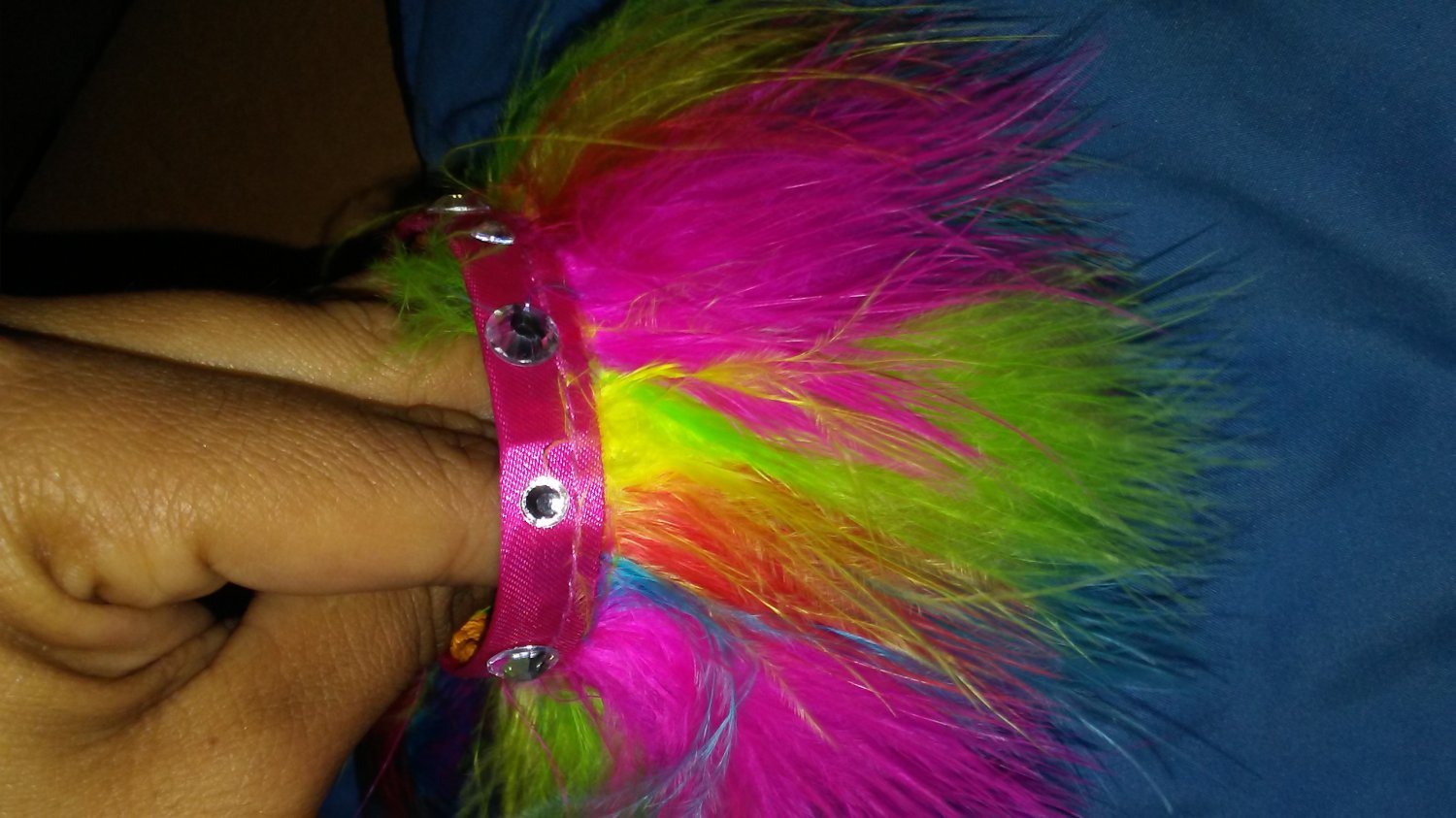 Colorful hemp bracelet