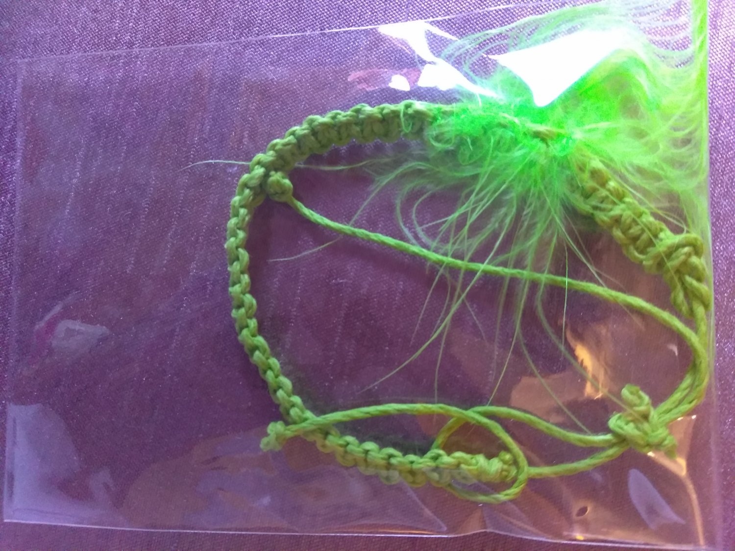 Green hemp Bracelet