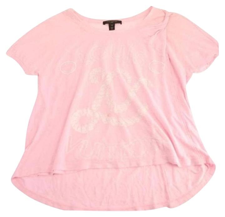 Louis Vuitton Pink Rope Logo 32lva1020 T Shirt