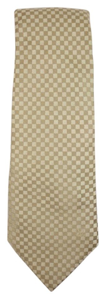Louis Vuitton Beige Silk Tie JLVLM147