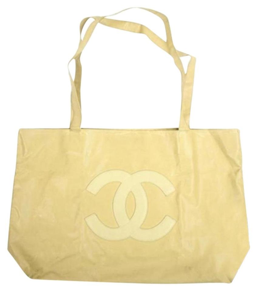 Chanel Cc Jumbo Logo Ccty50 Beige Tote Bag