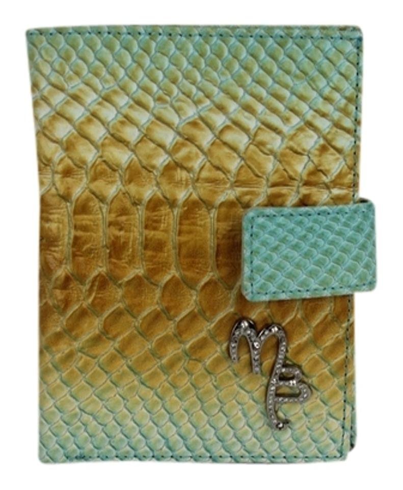 Mauro Burani Multi-color Embossed Leather Wallet MBWLM1