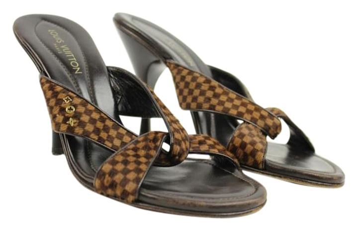 Louis Vuitton Ebene Lvsty11 Damier Sandals