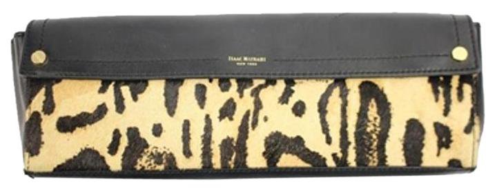 Isaac Mizrahi (display Model) Fur Lileth Ismlm1 Leopard Clutch