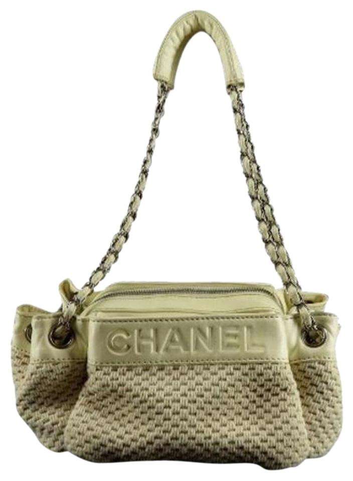 Chanel Woven Chain Tote 205723 Shoulder Bag