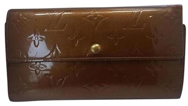 Louis Vuitton Bronze Vernis Sarah Wallet 205097