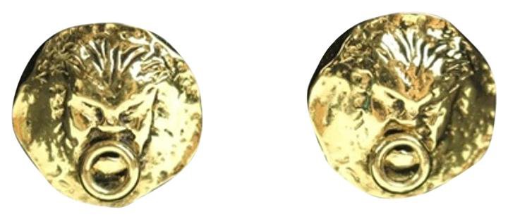 Chanel Lion CC Earrings CCTL30
