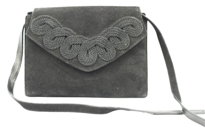Salvatore Ferragamo Woc Msml9 Black Clutch