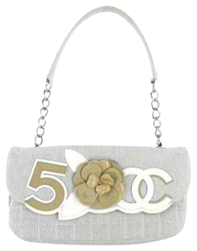 Chanel Camellia Cc Chain Classic Flap 207262 Shoulder Bag