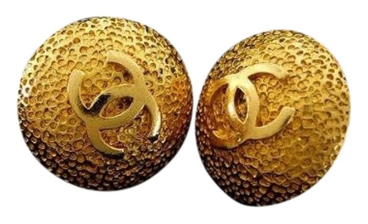 Chanel CC Gold Earrings 211232