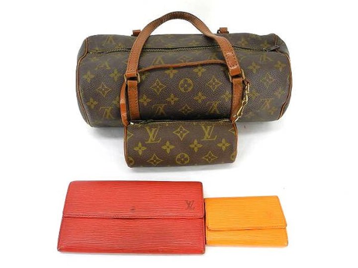 Louis Vuitton Papillon Set + 2 Wallets ( 4 Item Wholesale Set ) 211809 Monogram Satchel