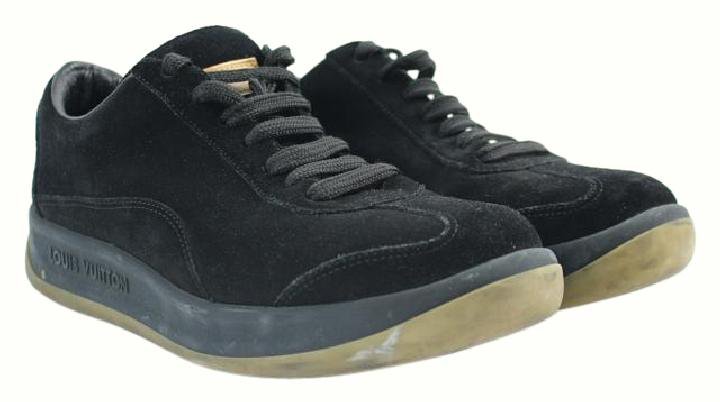 Louis Vuitton Black Classic Sneaker 45lva1202 Athletic Shoes