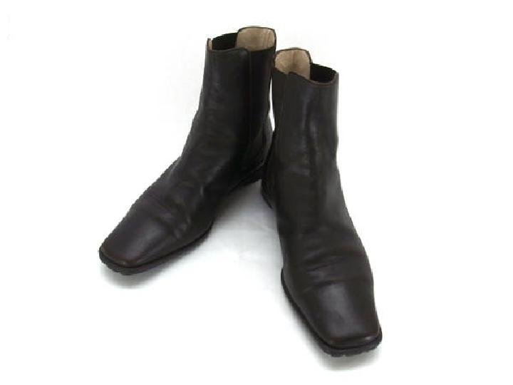 Chanel Brown Chelsea 211813 Dark Brown Boots