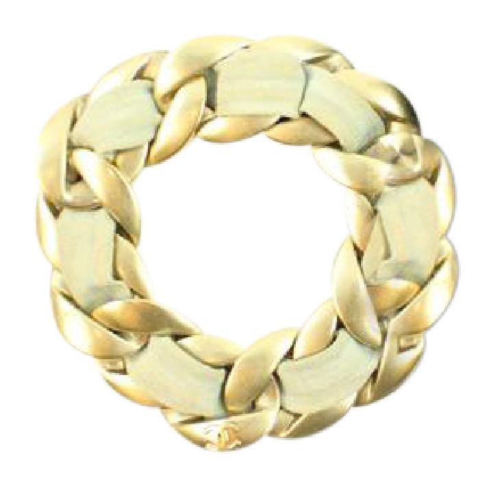 Chanel Brushed Gold Chain Bracelet 114CCA129