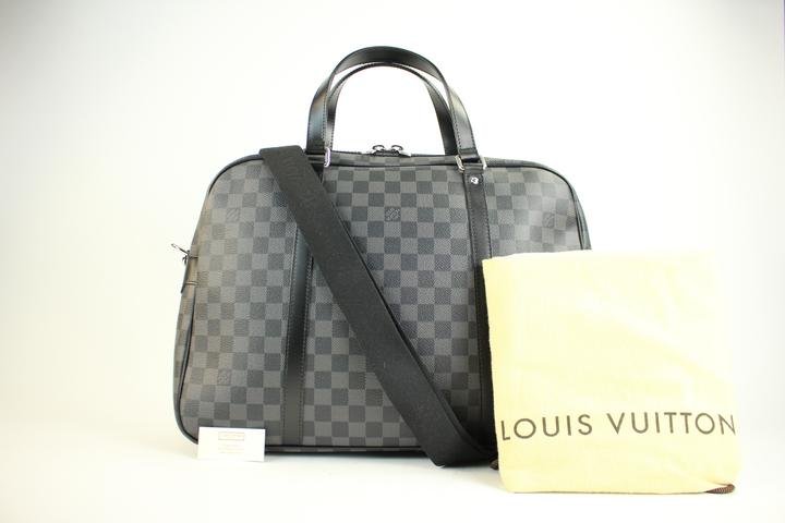 Louis Vuitton Damier Graphite Jorn Porte Documents Voyage 2way 49lva221 Travel Bag