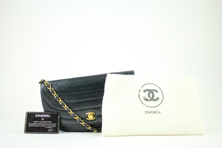 Chanel ( Rare ) Half Moon Flap 53cca3917 Shoulder Bag
