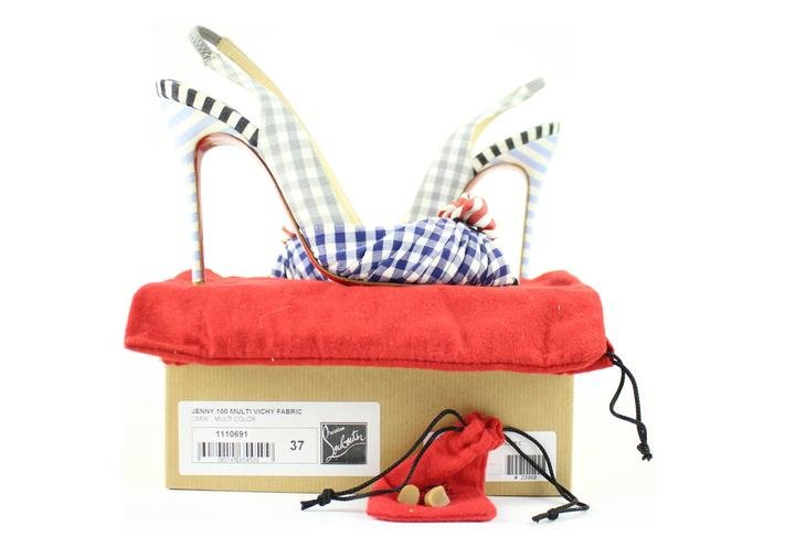 Christian Louboutin Plaid Jenny 100 Vichy 43cla3917 Pumps