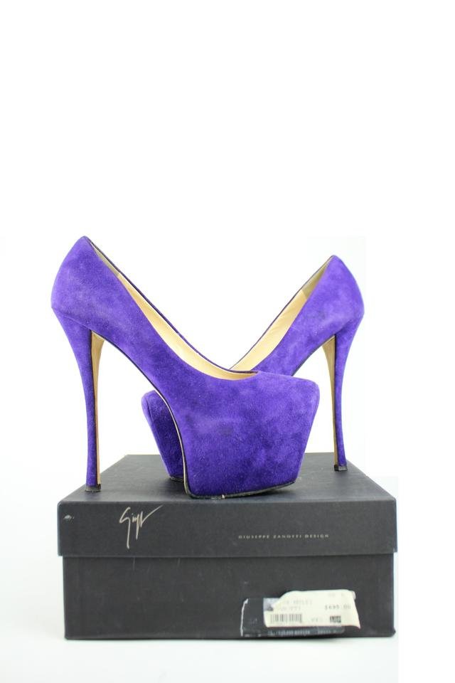 Giuseppe Zanotti Suede Platform 36gza3917 Pumps