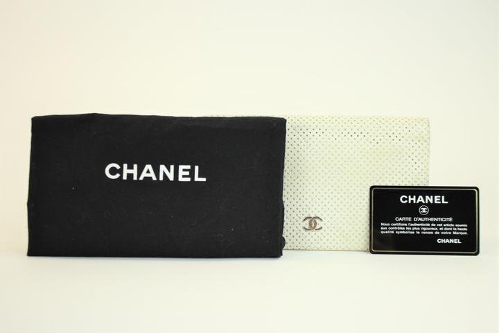 Chanel ( RARE ) Perforated Flap Wallet 214382