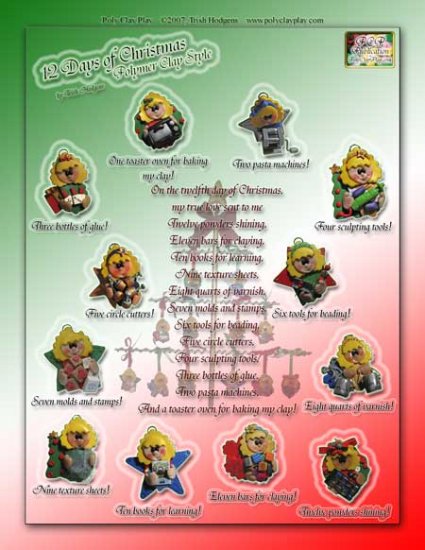 12 Days of Christmas ~ Polymer Clay Style