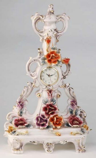 Capodimonte Reproduction Flower Clock